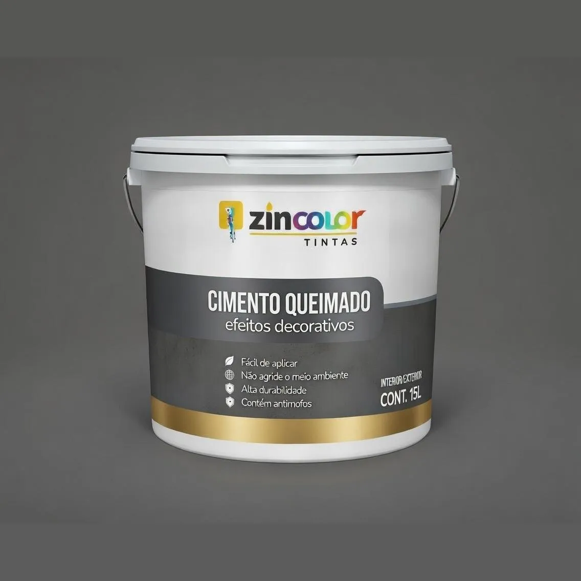 CIMENTO QUEIMADO BR 6KG ZINCOLOR
